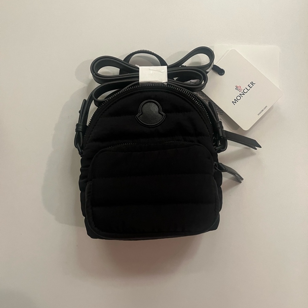 Authentic Moncler Black Kilia mini crossbody Bag